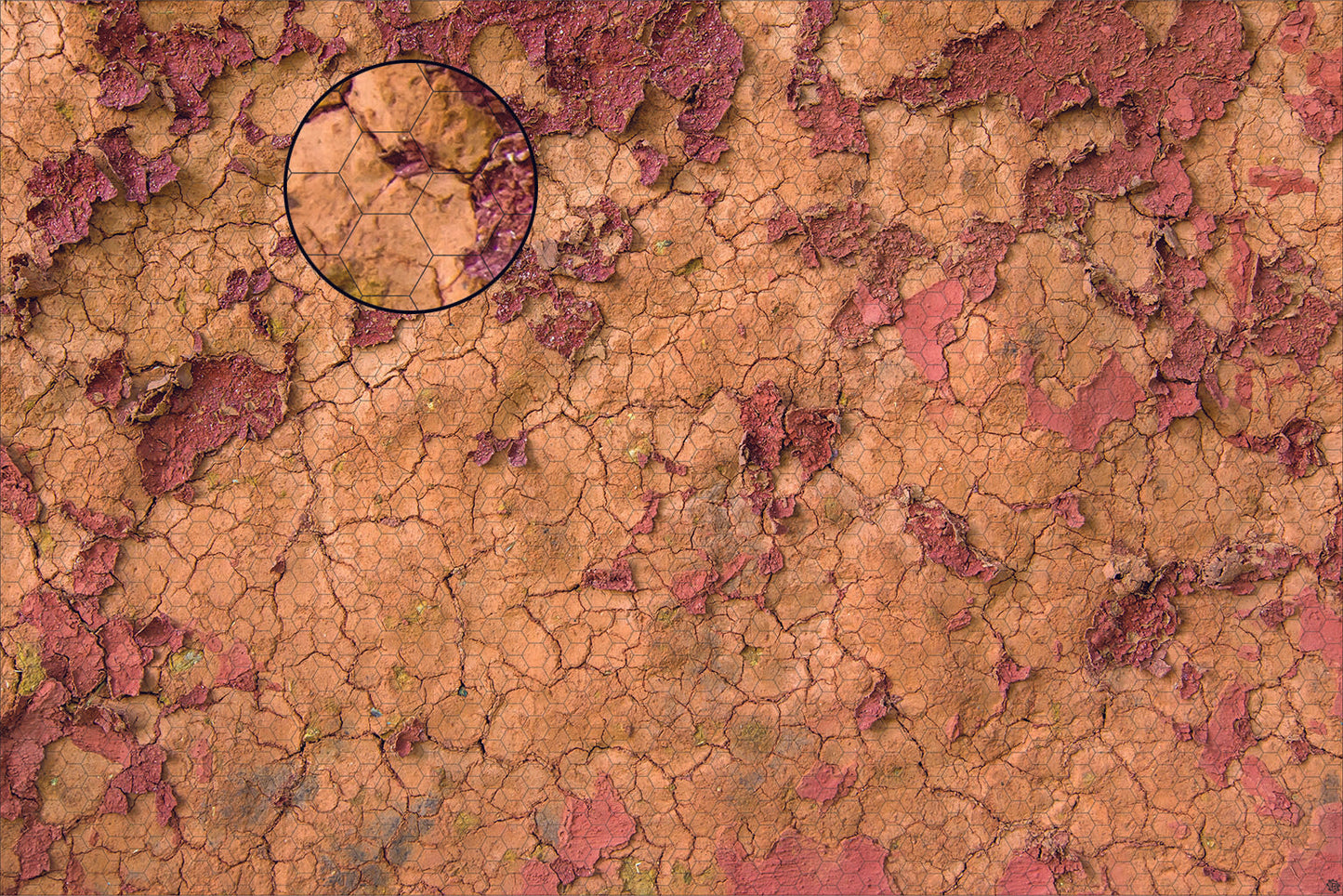 Badlands Wasteland Play Mat - Premium Tabletop Wargaming Surface by Mats by Mars