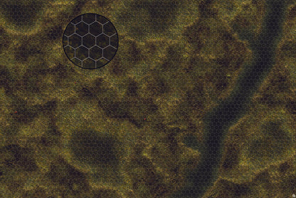 Swamplands Bog Play Mat - Premium Tabletop Wargaming Surface by Mats by Mars