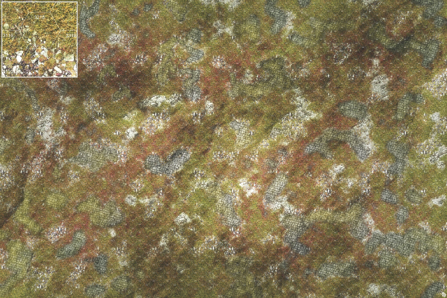 Mats by Mars: Abandoned City Tabletop Wargaming Play Mat