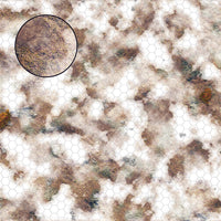 Mats by Mars: Snowy Tundra Tabletop Wargaming Play Mat