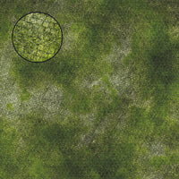 Mats by Mars: Overgrown Cobbles Tabletop Wargaming Play Mat