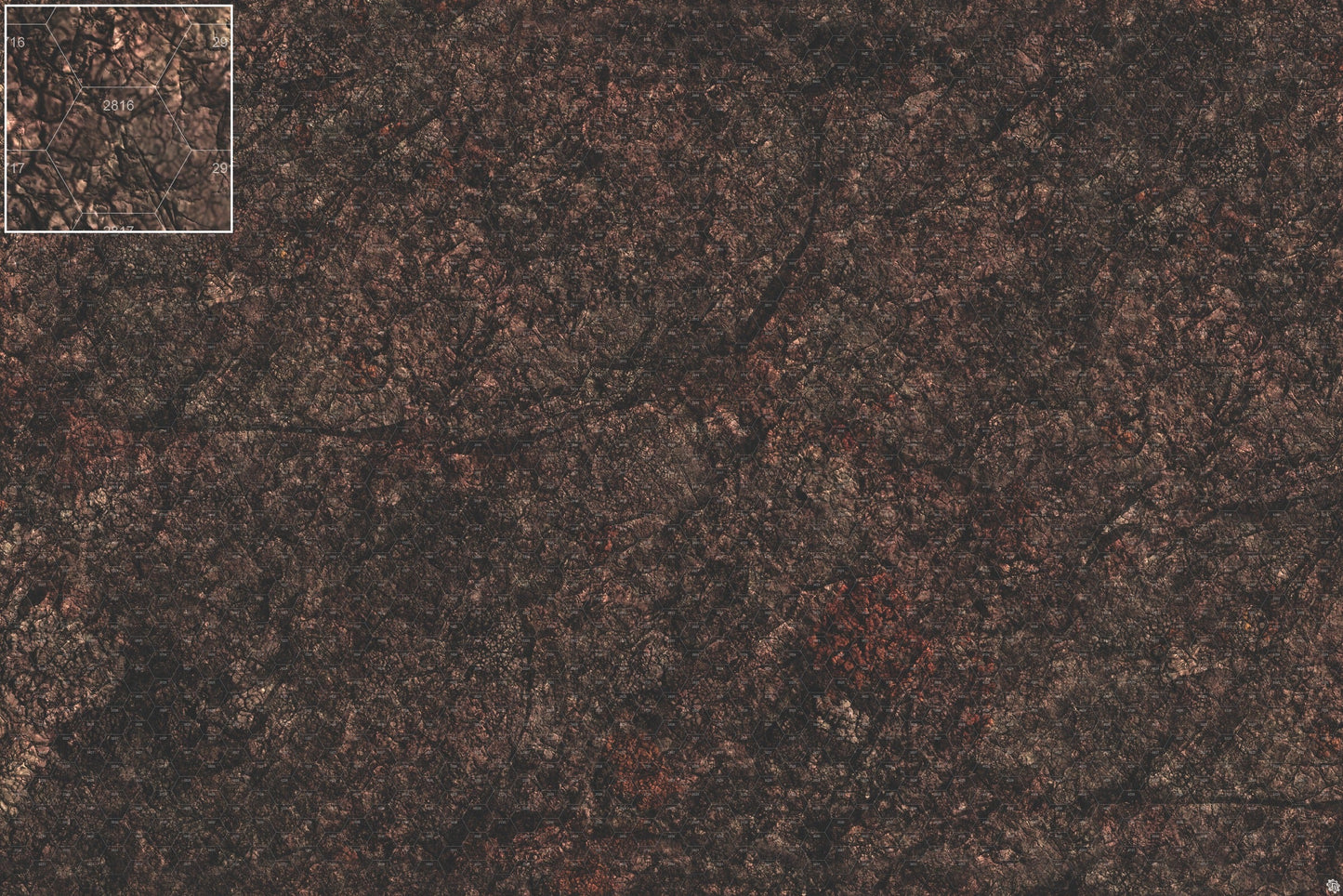 Mats by Mars: Shattered Soil Tabletop Wargaming Play Mat