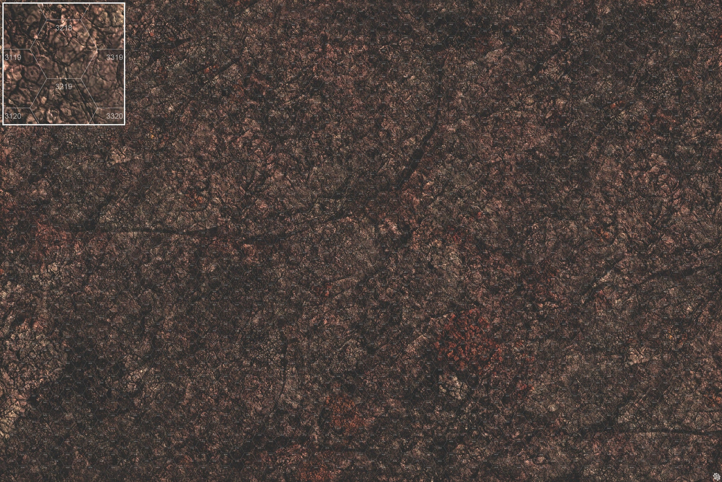 Mats by Mars: Shattered Soil Tabletop Wargaming Play Mat