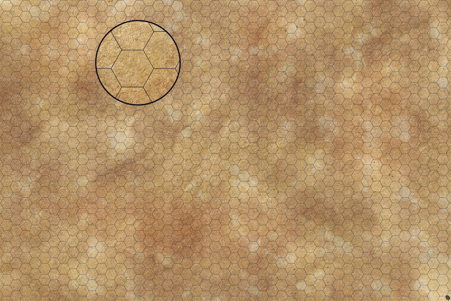 Swallowing Sand Desert Play Mat - Premium Tabletop Wargaming Surface by Mats by Mars