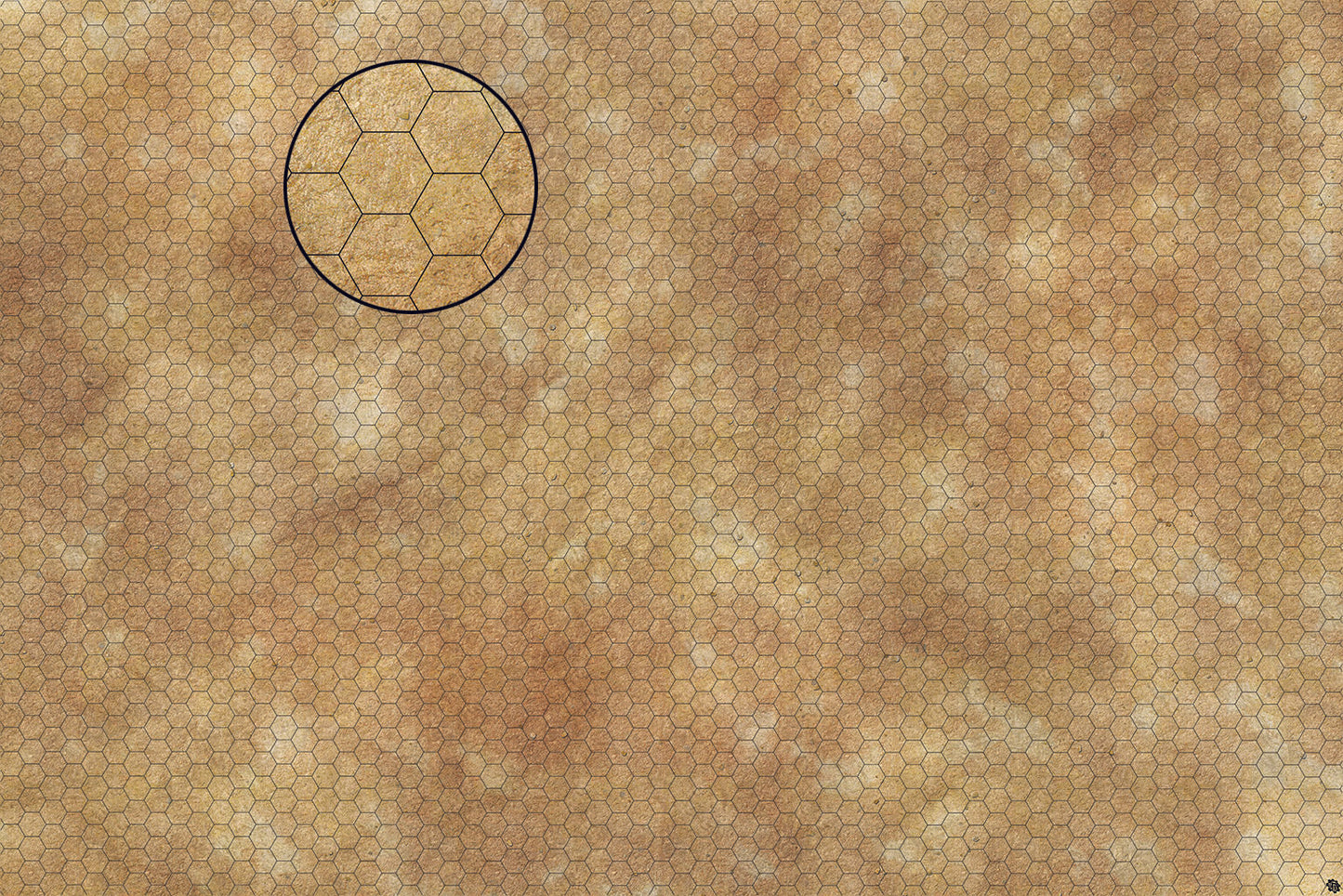 Swallowing Sand Desert Play Mat - Premium Tabletop Wargaming Surface by Mats by Mars