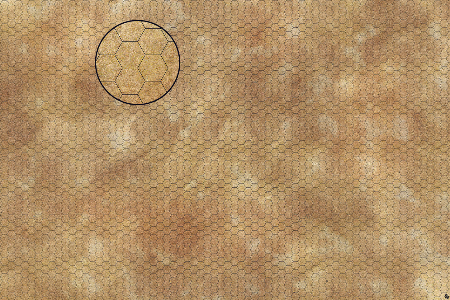Swallowing Sand Desert Play Mat - Premium Tabletop Wargaming Surface by Mats by Mars