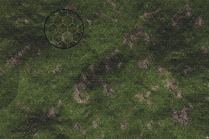 Mats by Mars: Green Hills Tabletop Wargaming Play Mat - Premium Gaming Surface