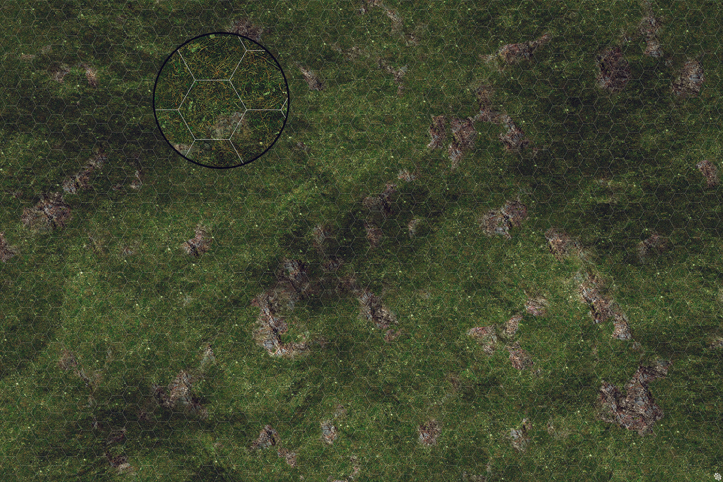 Mats by Mars: Green Hills Tabletop Wargaming Play Mat - Premium Gaming Surface