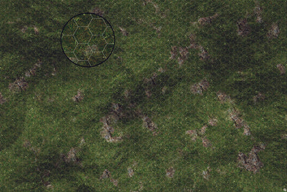 Mats by Mars: Green Hills Tabletop Wargaming Play Mat - Premium Gaming Surface