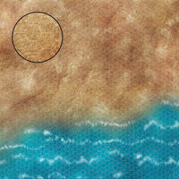 Mats by Mars: Treasure Beach Tabletop Wargaming Play Mat