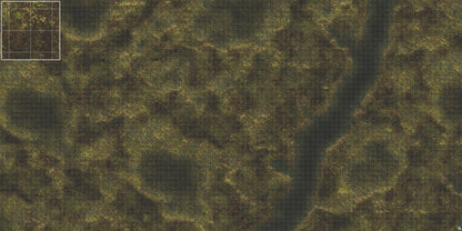 Swamplands Bog Play Mat - Premium Tabletop Wargaming Surface by Mats by Mars