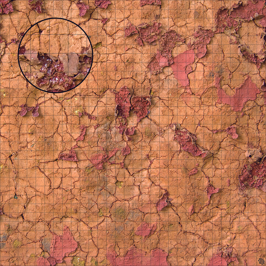 Badlands Wasteland Play Mat - Premium Tabletop Wargaming Surface by Mats by Mars