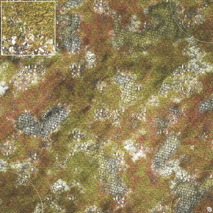Mats by Mars: Abandoned City Tabletop Wargaming Play Mat