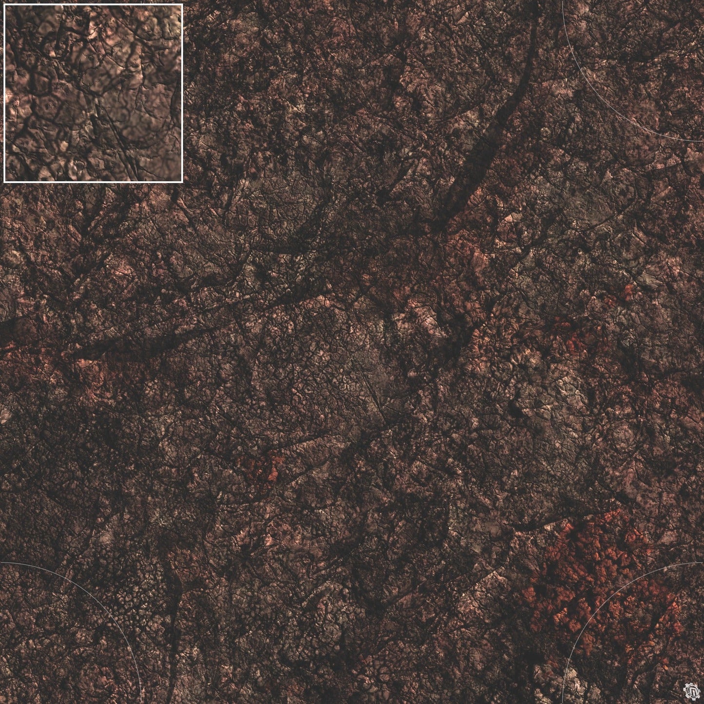 Mats by Mars: Shattered Soil Tabletop Wargaming Play Mat