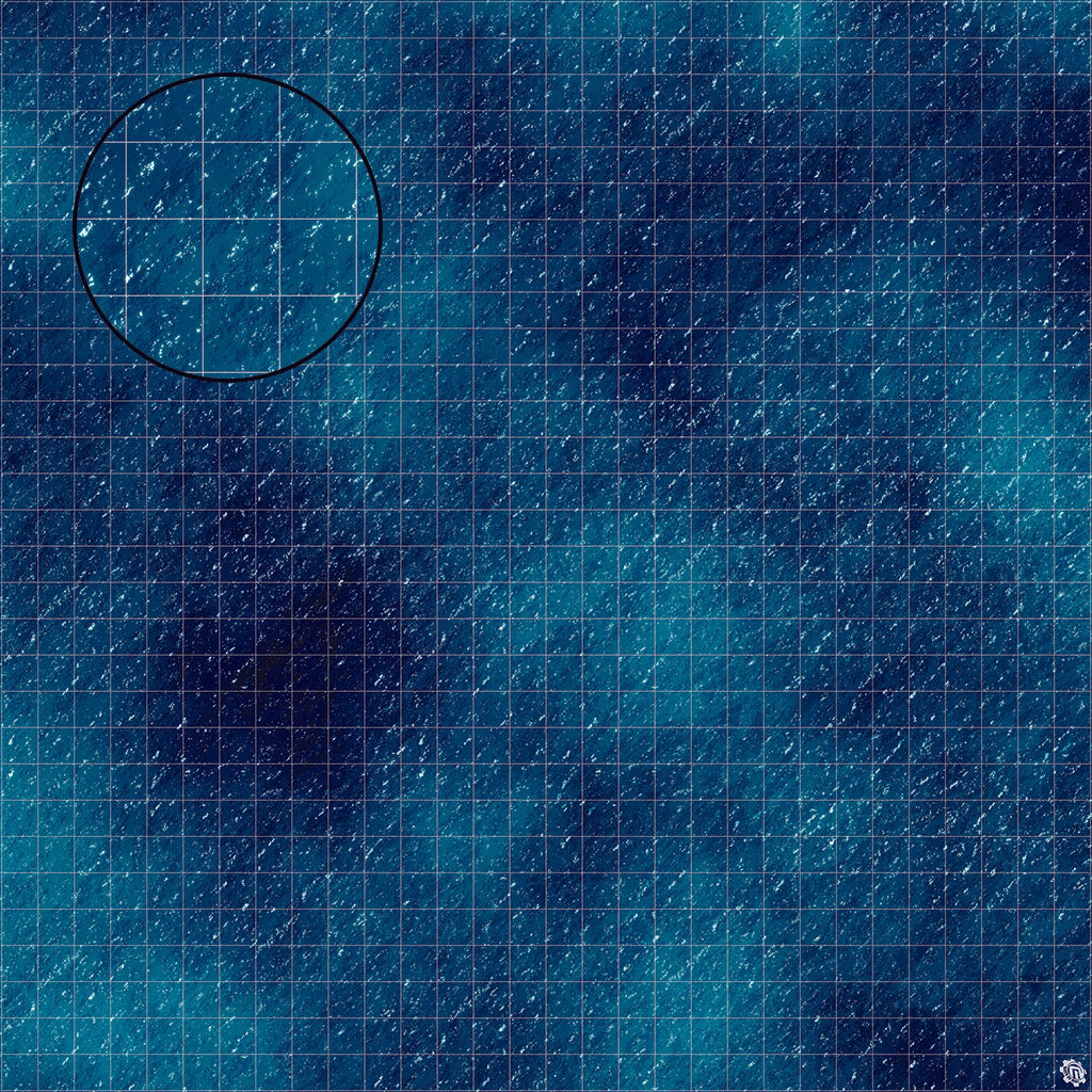Dark Caribbean Tropical Play Mat - Premium Tabletop Wargaming Surface by Mats by Mars