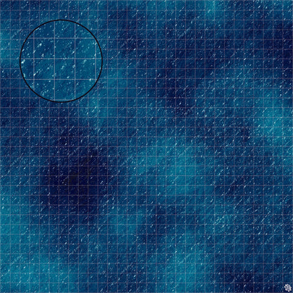 Dark Caribbean Tropical Play Mat - Premium Tabletop Wargaming Surface by Mats by Mars