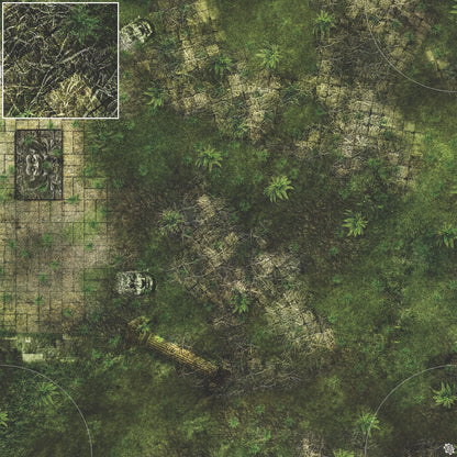 Mats by Mars: Forgotten Temple (Altar) Tabletop Wargaming Play Mat