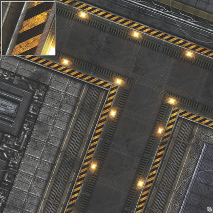 Mats by Mars: Factory Floor Tabletop Wargaming Play Mat