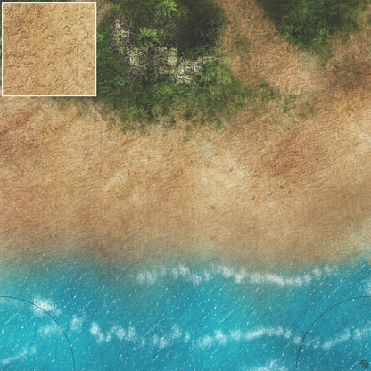 Mats by Mars: Jungle Treasure Tabletop Wargaming Play Mat