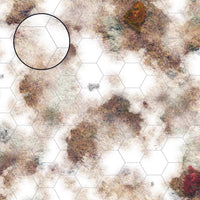 Mats by Mars: Snowy Tundra Tabletop Wargaming Play Mat