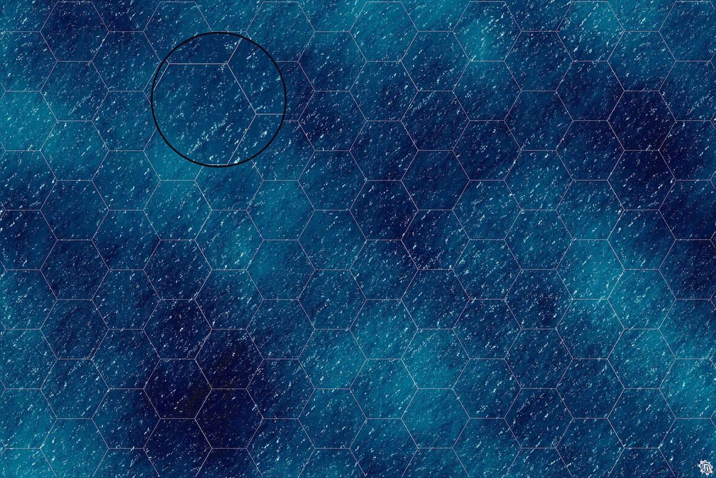 Dark Caribbean Tropical Play Mat - Premium Tabletop Wargaming Surface by Mats by Mars