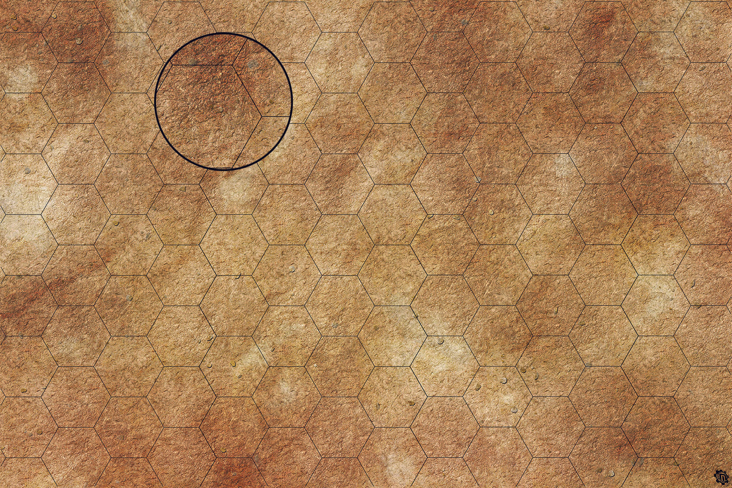 Swallowing Sand Desert Play Mat - Premium Tabletop Wargaming Surface by Mats by Mars