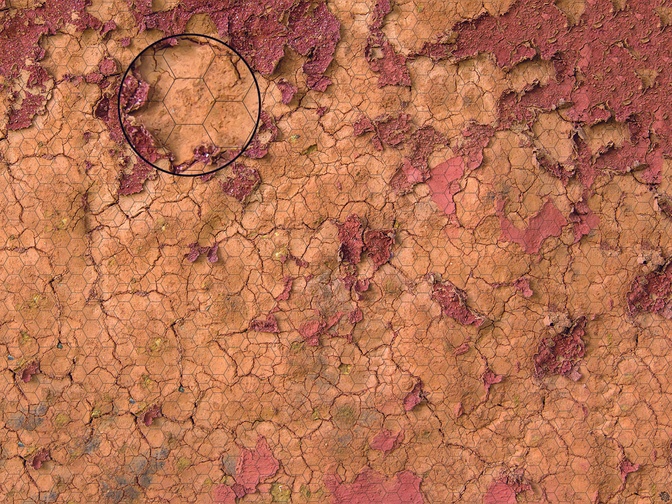 Badlands Wasteland Play Mat - Premium Tabletop Wargaming Surface by Mats by Mars