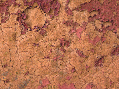 Badlands Wasteland Play Mat - Premium Tabletop Wargaming Surface by Mats by Mars