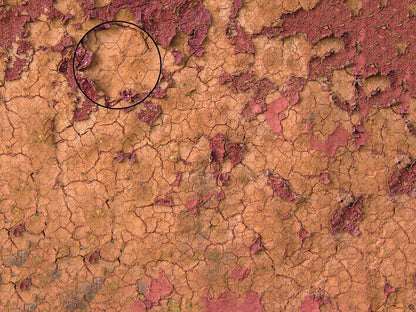 Badlands Wasteland Play Mat - Premium Tabletop Wargaming Surface by Mats by Mars
