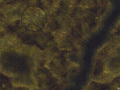 Swamplands Bog Play Mat - Premium Tabletop Wargaming Surface by Mats by Mars