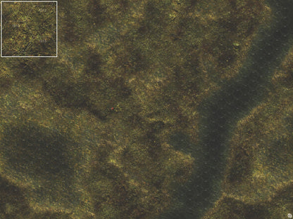 Swamplands Bog Play Mat - Premium Tabletop Wargaming Surface by Mats by Mars