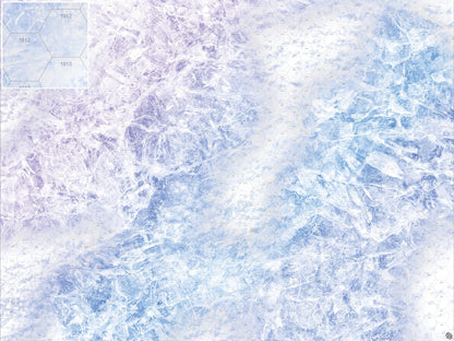 Mats by Mars: Frozen Lake Tabletop Wargaming Play Mat