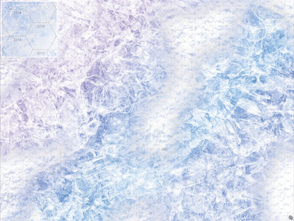 Mats by Mars: Frozen Lake Tabletop Wargaming Play Mat