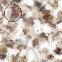 Mats by Mars: Snowy Tundra Tabletop Wargaming Play Mat