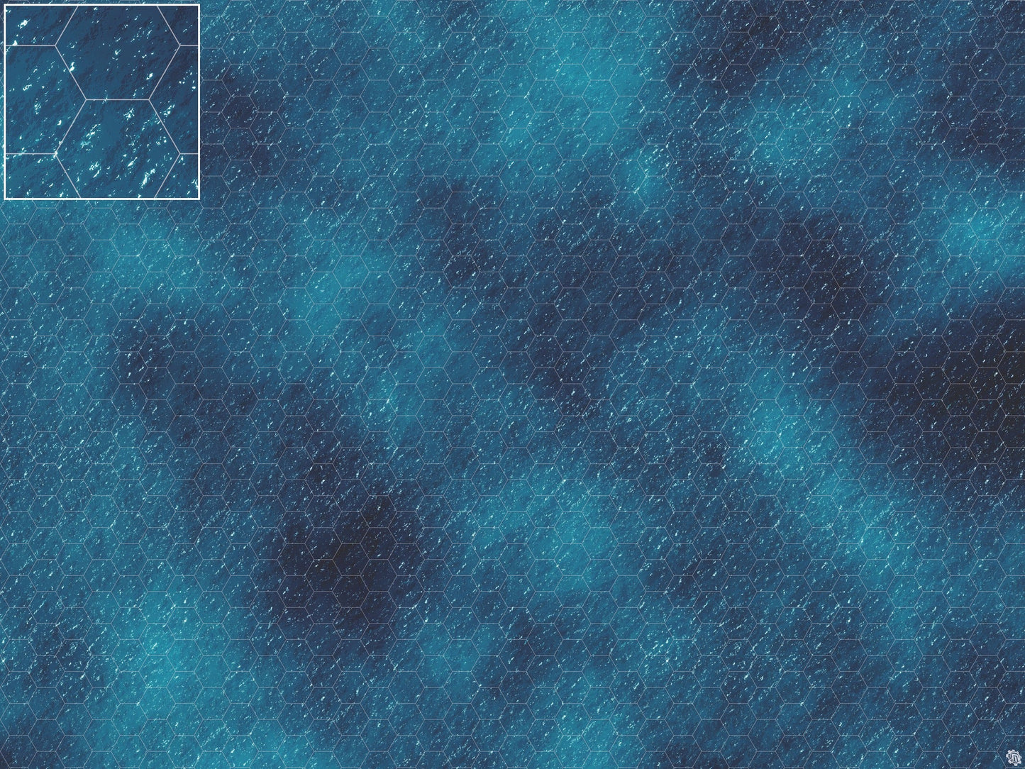 Dark Caribbean Tropical Play Mat - Premium Tabletop Wargaming Surface by Mats by Mars