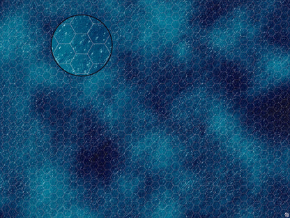 Dark Caribbean Tropical Play Mat - Premium Tabletop Wargaming Surface by Mats by Mars
