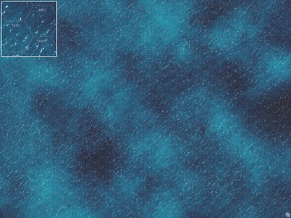 Dark Caribbean Tropical Play Mat - Premium Tabletop Wargaming Surface by Mats by Mars