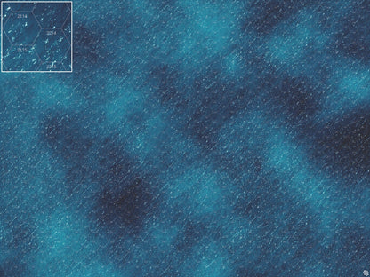 Dark Caribbean Tropical Play Mat - Premium Tabletop Wargaming Surface by Mats by Mars