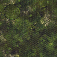 Mats by Mars: Forgotten Temple (Plaza) Tabletop Wargaming Play Mat