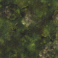 Mats by Mars: Forgotten Temple (Basin) Tabletop Wargaming Play Mat