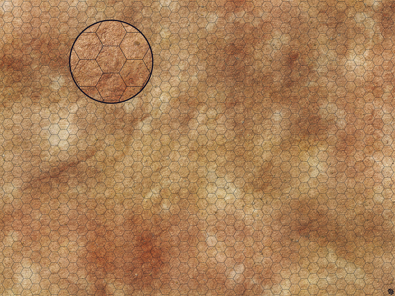 Swallowing Sand Desert Play Mat - Premium Tabletop Wargaming Surface by Mats by Mars