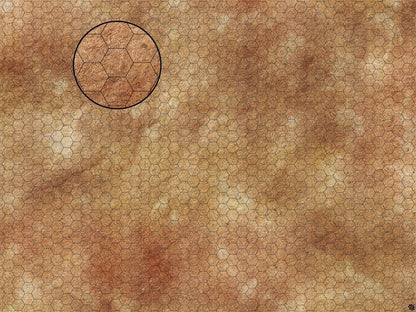 Swallowing Sand Desert Play Mat - Premium Tabletop Wargaming Surface by Mats by Mars