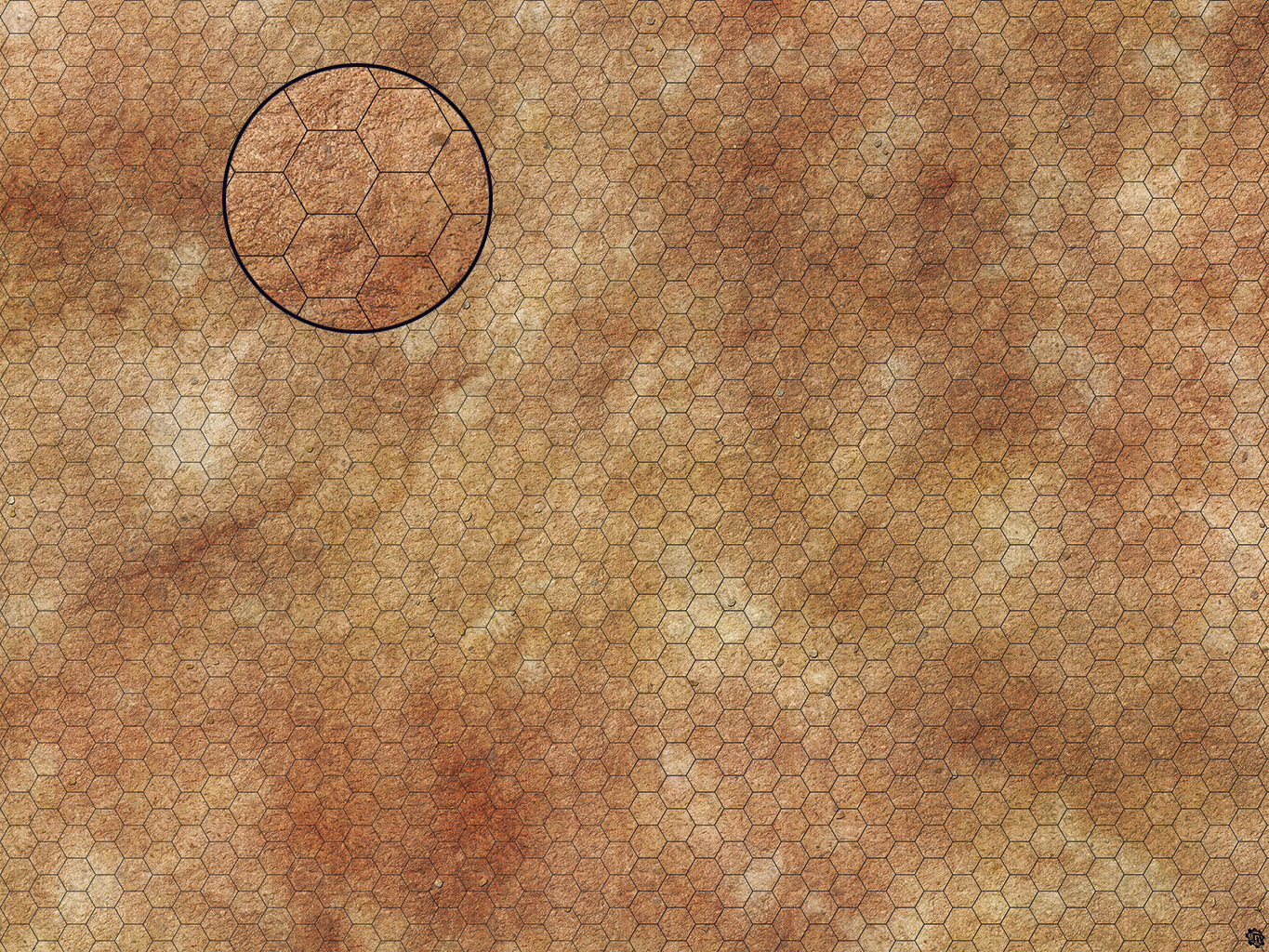 Swallowing Sand Desert Play Mat - Premium Tabletop Wargaming Surface by Mats by Mars