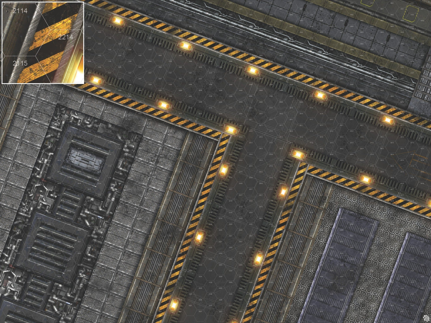 Mats by Mars: Factory Floor Tabletop Wargaming Play Mat