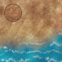 Mats by Mars: Treasure Beach Tabletop Wargaming Play Mat