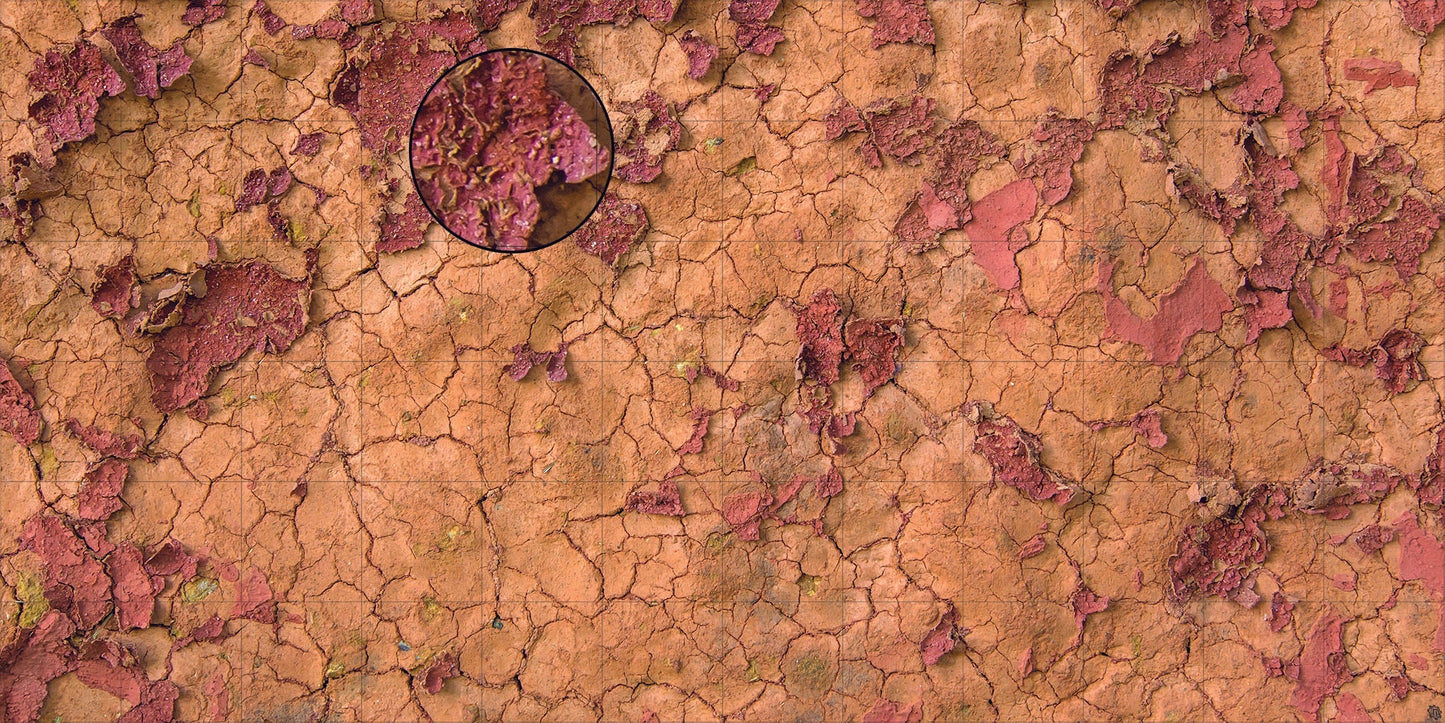 Badlands Wasteland Play Mat - Premium Tabletop Wargaming Surface by Mats by Mars