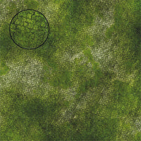 Mats by Mars: Overgrown Cobbles Tabletop Wargaming Play Mat