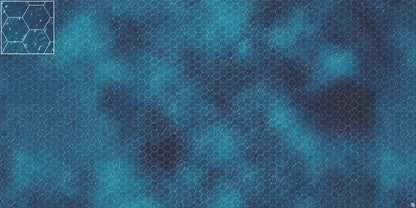 Dark Caribbean Tropical Play Mat - Premium Tabletop Wargaming Surface by Mats by Mars