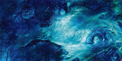Rimecrust Frozen Tundra Play Mat - Premium Tabletop Wargaming Surface by Mats by Mars