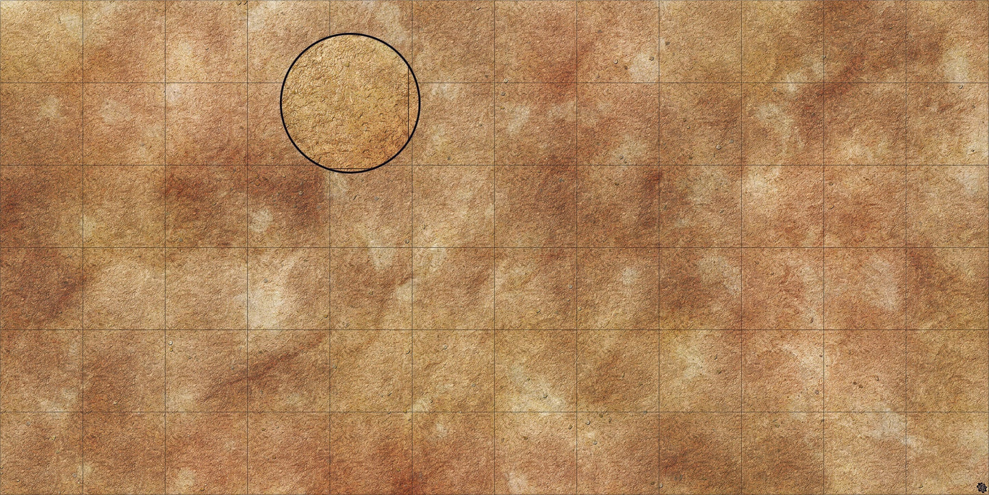 Swallowing Sand Desert Play Mat - Premium Tabletop Wargaming Surface by Mats by Mars